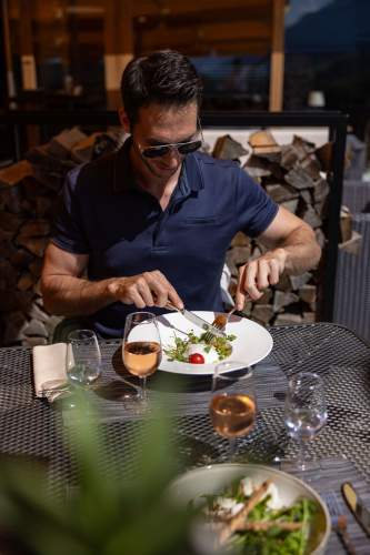 Restaurant avec Terrasse Charmey · Le Bistro · Hôtel Cailler
